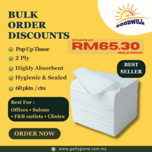 2PLY Pop Up Tissue 150's x 60 Packs