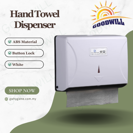 Hand towel Dispenser ABS Material With Button Lock hand towel dispenser
